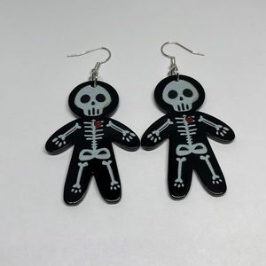 Earrings Skeleton Halloween Gothic‎